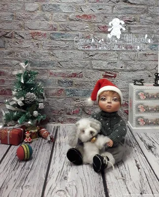 Кукла из полимерной глины Малыш и щенок – купить в интернет-магазине  HobbyPortal.ru с доставкой
