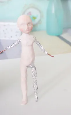 Создаем чудесную куколку из полимерной глины | Журнал Ярмарки Мастеров |  Куколки, Куклы, Винтаж игрушки