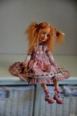 Купить Кукла авторская из полимерной глины | Skrami.ru