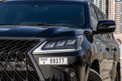 Lexus LX570 Black Edition - Luxury Car Rental in Dubai