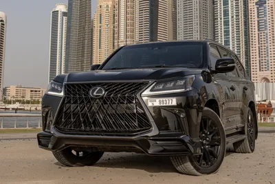 Lexus LX570 Black Edition - Luxury Car Rental in Dubai