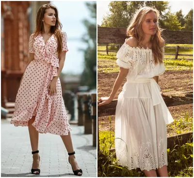 Новые фасоны летних платьев - тренды 2020 года - Plitkar