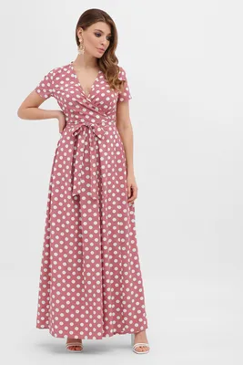 Розовое платье в пол, цена 643.50 грн — Prom.ua (ID#1145416920)