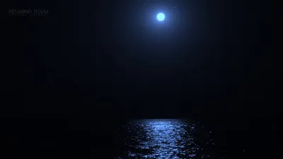 Романтическая лунная дорожка над морем Приятный плеск волн для расслабления  - YouTube