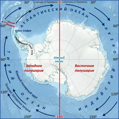 Антарктида. Течія, що омиває весь материк і пов'язує між собою води трьох  океанів? - Школьные Знания.com