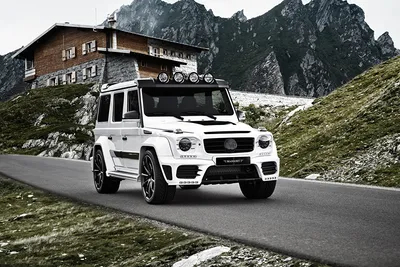 Картинка автомобиль Mercedes-Benz Mansory G-Class W463 G-класс белые