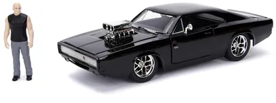 Машина Fast and Furious Jada 1970 Dodge Charger с фигуркой Доминика Торетто  30737 — купить в интернет-магазине по низкой цене на Яндекс Маркете