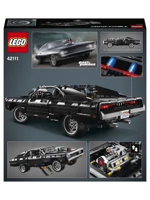 Конструктор LEGO Technic 42111 Dodge Charger Доминика Торетто / машина, по  мотивам фильма LEGO / 18204979 купить в интернет-магазине Wildberries