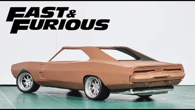 Doing Dodge Charger Dominic Toretto from Fast and Furious from plasticine  clay - YouTube