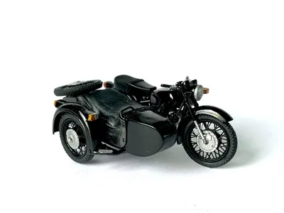 Днепр МТ-10 мотоцикл с коляской (чёрный) модель в масштабе 1:43 купить