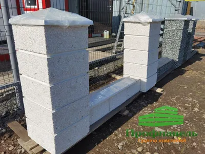 Предлагаем купить элитный бетонный забор из мраморной крошки в Тюмени,  материалы и установка с гарантией.