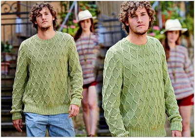 Вяжем мужской свитер. 5 вариантов спицами – Paradosik Handmade - вязание  для начинающих и профессионалов