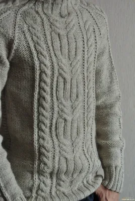 Мужской свитер спицами (108 фото) схемы, расчеты и описания вязания свитера  для начинающих