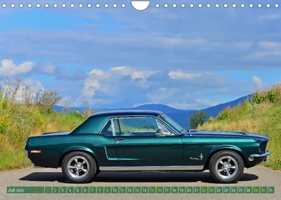Ein Pony zum verlieben - Ford Mustang 1968 Wandkalender 2023 DIN A4 quer -  Kalender bestellen