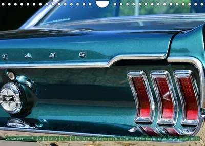 Пони, в которого можно влюбиться - Ford Mustang 1968 настенный календарь 2023 DIN A4 альбомный - заказать календари