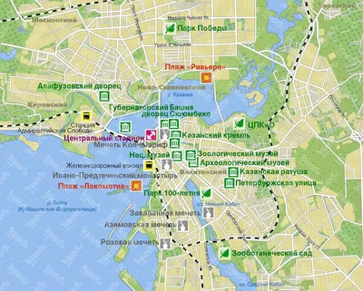 Карта Казани – Хочешь отдохнуть в России в 2023?
