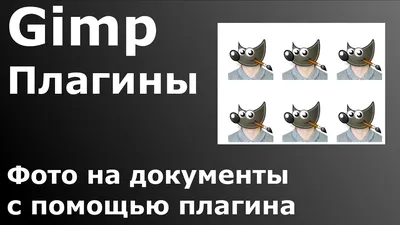 Gimp 2021 014 Плагин фото на документы - YouTube