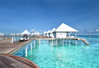 Скачать обои Мальдивы, тропики, пляж бесплатно для рабочего стола в  разрешении 2362x1620 — картинка №498269