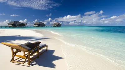 Обои Пляж на Мальдивах, картинки - Обои на рабочий стол Пляж на Мальдивах  картинки из категории: Природа