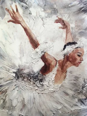 Картина маслом на холсте балерина рисунок по номерам №7 панно дизайнерское  Ballerina Dimense 80 см х 80 см, цена 1941 грн — Prom.ua (ID#1178946192)