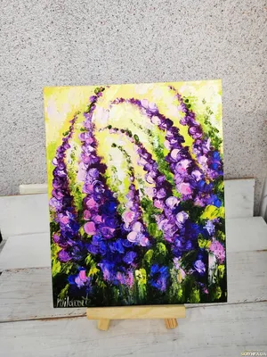 Buy Картина цветы, масло, холст | Skrami.com