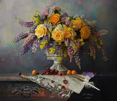 Натюрморт с цветами. Фотограф Андрей Морозов