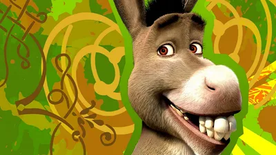 Обои осел, шрек, donkey, shrek для рабочего стола #5980