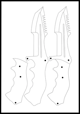 Все ножи из CS-GO (КС ГО): виды, чертежи, картинки