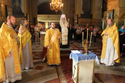 В День памяти украинских журналистов митрополит Ириней совершил панихиду по  умершим и погибшим сотрудникам СМИ