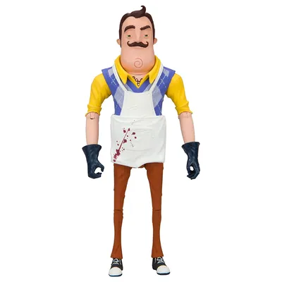 Коллекционная фигурка -Привет сосед -hello neighbor -Сосед -мясник |  Играландия - интернет магазин игрушек