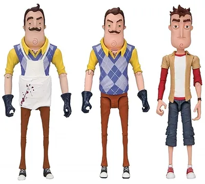 Набор Подвижных игрушек Привет Сосед (Hello Neighbor Toys Series 1) -  купить недорого в интернет-магазине игрушек Super01