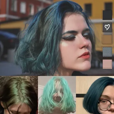 пряди разных цветов волос в качестве фона Стоковое Изображение -  изображение насчитывающей стрижка, конструкция: 216500259