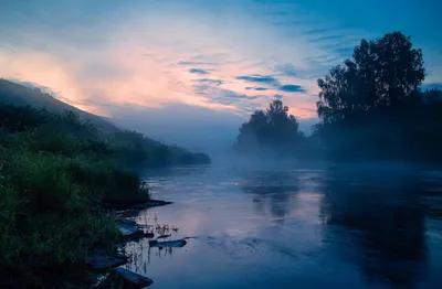 Летняя ночь у реки.... Photographer Razgulyaev Aleksandr