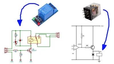 Схема реле ардуино, и как из обычного реле сделать ардуиновское для  подключения схем датчиков | Ардуино, Электроника, Информатика