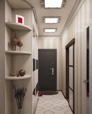 Дизайн коридора в хрущевке - 69 фото