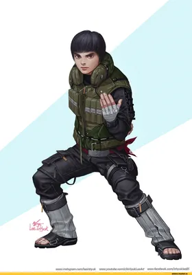 Rock Lee (Рок Ли) :: Naruto (Наруто, Naruto Shippuuden) :: InHyuk Lee ::  artist :: Anime (Аниме) / картинки, гифки, прикольные комиксы, интересные  статьи по теме.