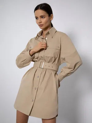 LICHI - Online fashion store :: Платье-рубашка с поясом