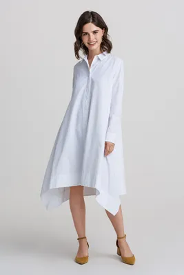 Платье-рубашка 1931129513, цвет: белый (149) по цене 1199 рублей - купить в  Интернет-магазине «Befree»
