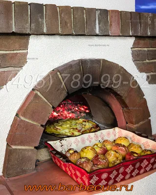 Уличная русская печь с подовой плитой \"Емеля\" с доставкой и монтажом под  ключ. Заказать кирпичную дровяную печь для дачи недорого у производителя.  Пицца печь дёшево под ключ