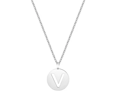 Медальон с буквой \"V\" от SOLID / материал Серебро ᐉ Купить за 6 500 ₽
