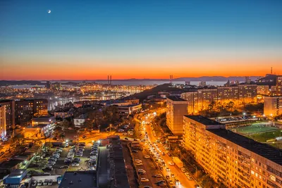 Владивосток с высоты 15-го этажа: наблюдаем закат на крыше будущего дома  Шилкинский - PrimaMedia