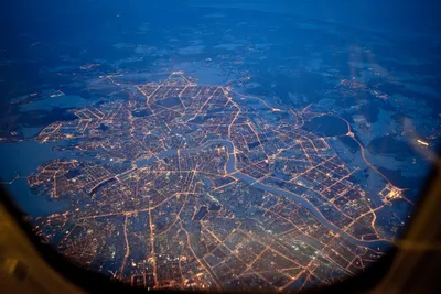 Обои для рабочего стола Ночной Санкт Петербург фото - Раздел обоев: Виды  ночных городов