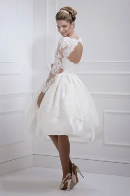 Короткие свадебные платья - 84 фото наиболее элегантных решений