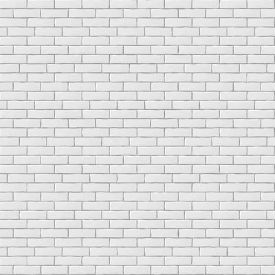 Белая пустая кирпичная стена бесшовная текстура | Премиум векторы