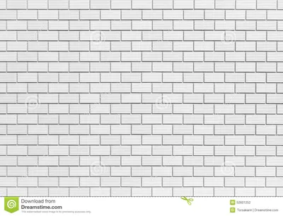 Стена белого кирпича каменная Стоковое Фото - изображение насчитывающей  цемент, гранж: 52601252