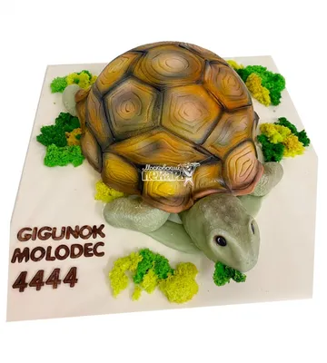 Торт черепаха №14012 купить по выгодной цене с доставкой по Москве.  Интернет-магазин Московский Пекарь