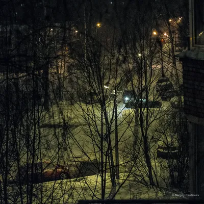 Ночной вид из окна | LIVETRACE-Блог