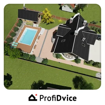 Идеи по планировке участков загородного дома! 🏡 | ProfiDvice • Кровля •  Сайдинг • Забор | Дзен