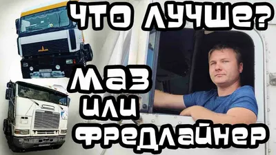 Что лучше МАЗ или Фредлайнер? | Дальнобой 48 | Дзен