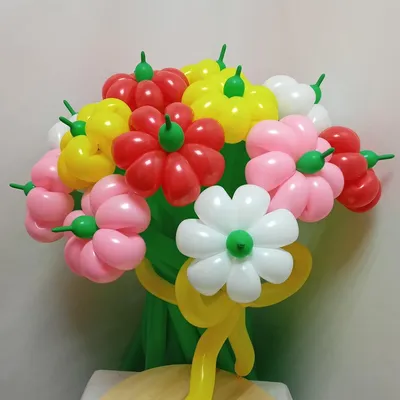Цветы из шаров 15 шт, Цветы и подарки в Самаре, купить по цене 1950 руб,  Воздушные шары в Доставляем радость на дом с доставкой | Flowwow